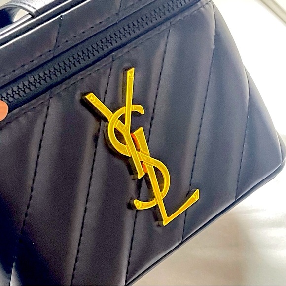 Yves Saint Laurent Beaute VIP Gift Bag Crossbody bag handbag Black New In Box - Picture 11 of 14